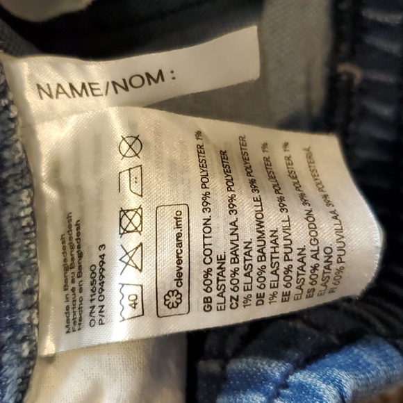 🛒 &Denim Size 6 Drawstring Jean Shorts - Picture 3 of 4